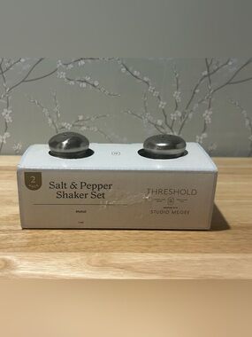 Threshold Studio McGee Metal Salt and Pepper Set -